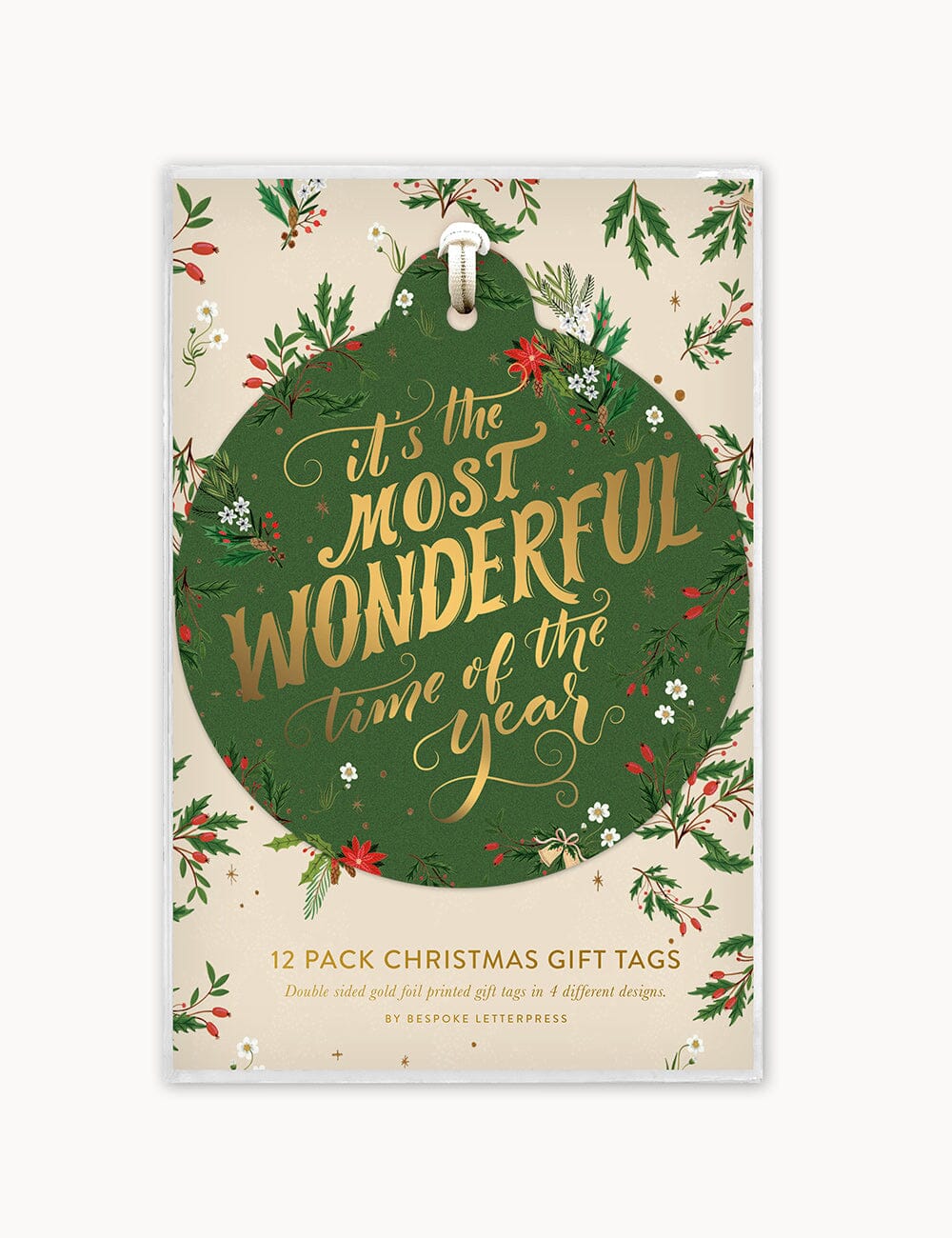 12pk Gift Tag An Enchanted Christmas Tags (Bauble)