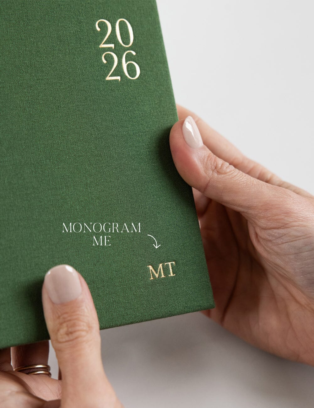 Foil Monograming of Planner (per item) Service Charge Bespoke Letterpress