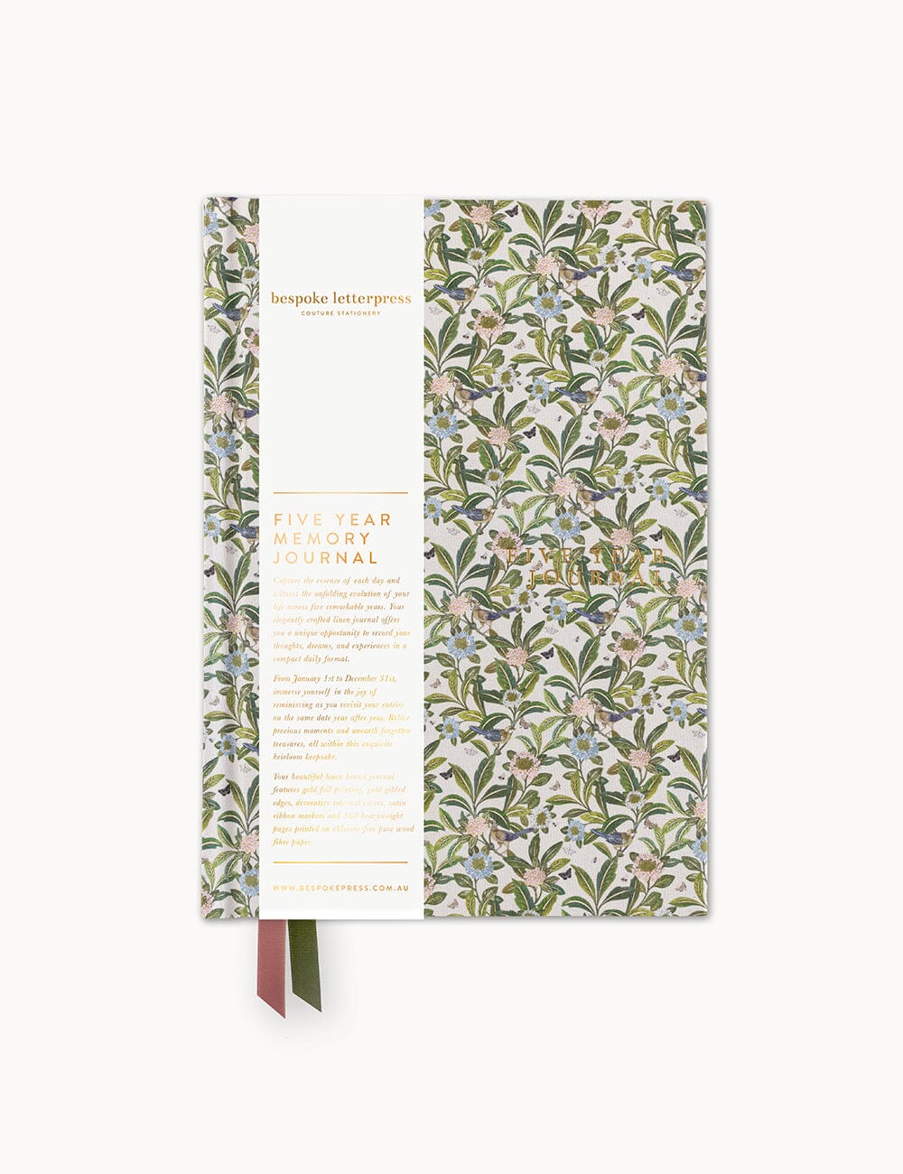 Summer Garden 5 Year Journal
