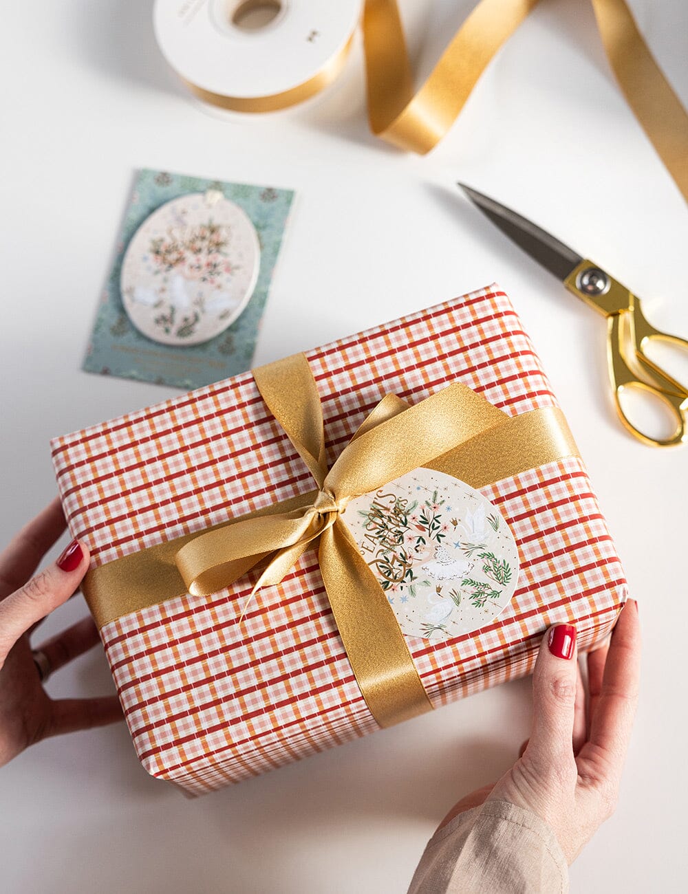 6pk Christmas Gift Tags "Ballerina" Gift Tags Bespoke Letterpress