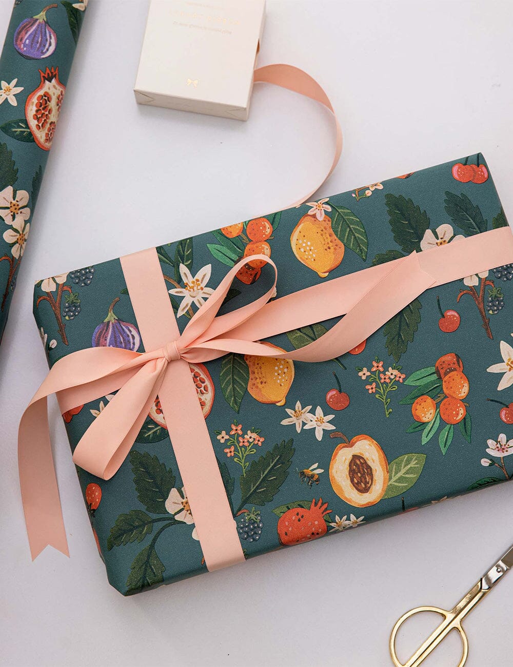 Gift Wrap Roll 30m - Tutti Fruity Gift Wrapping Bespoke Letterpress