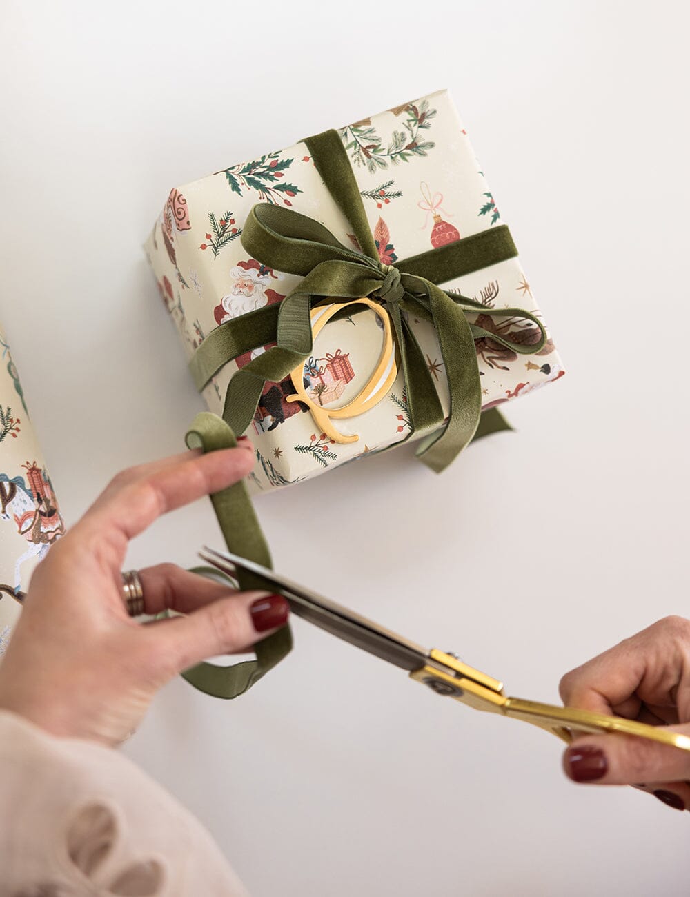 Gift Wrap Roll 30m - Jolly Santa