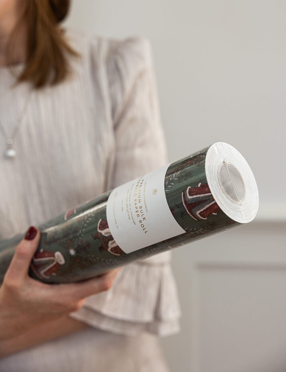 Gift Wrap Roll 30m - Mr & Mrs Claus