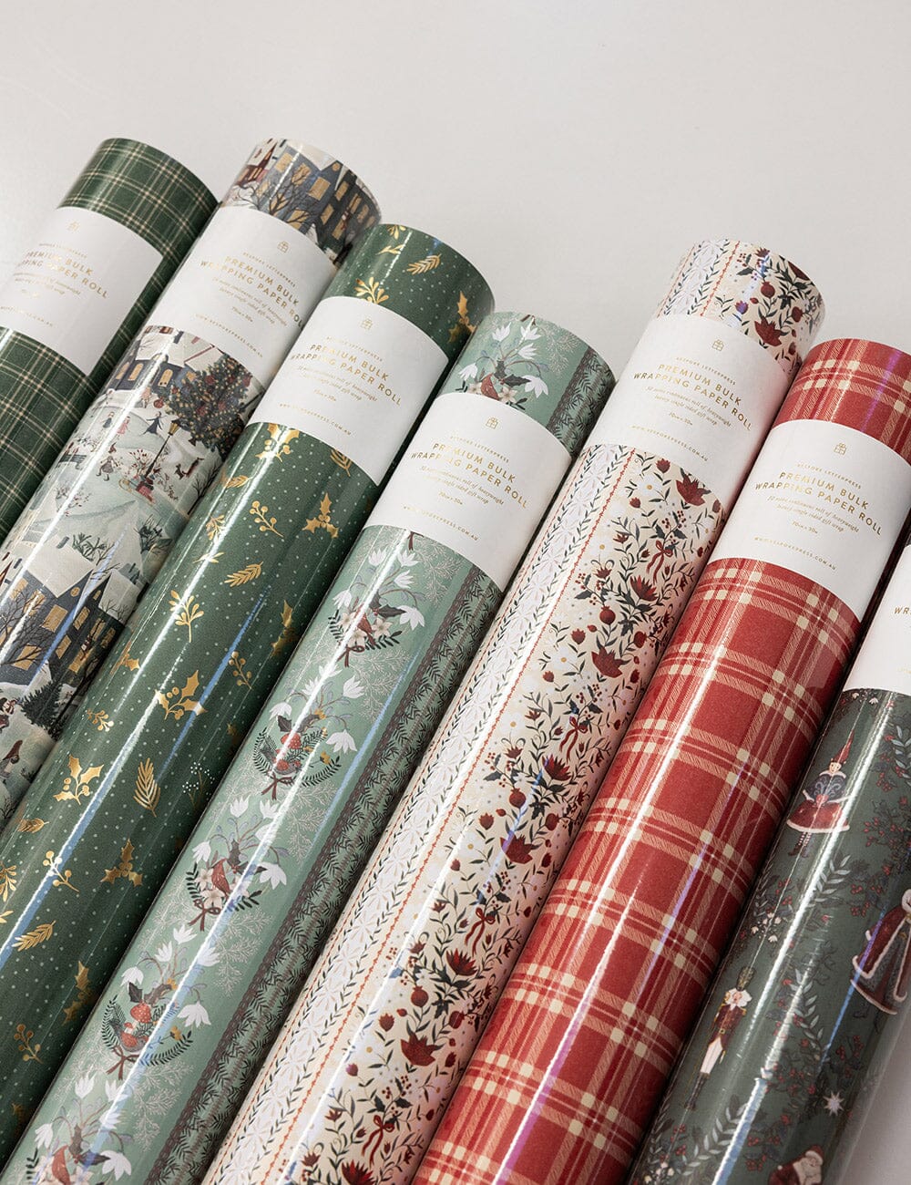 Gift Wrap Roll 30m - Mr & Mrs Claus