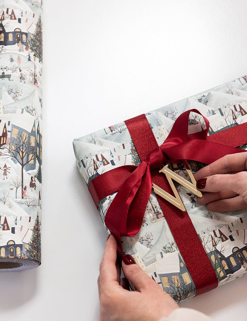 Gift Wrap Roll 30m - The Christmas Village