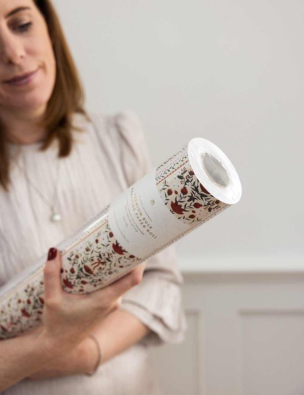 Gift Wrap Roll 30m - Festive Florals