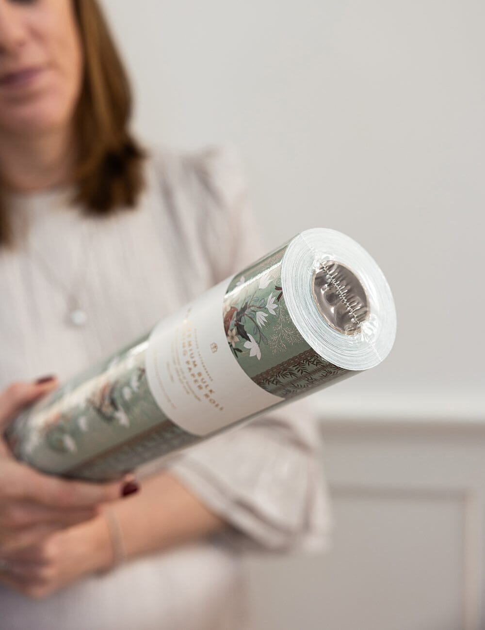 Gift Wrap Roll 30m - Christmas Songbirds