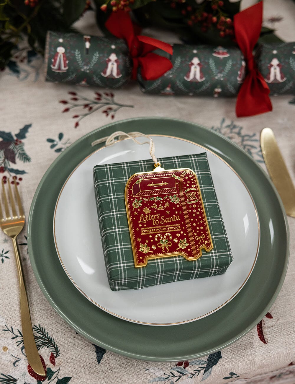 Gift Wrap Roll 30m - Spruce Tartan