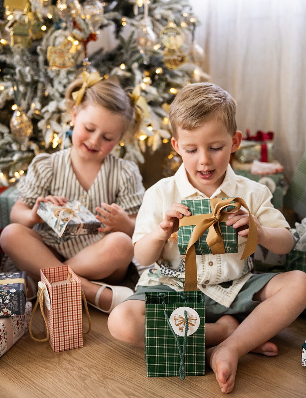 Gift Wrap Roll 30m - Spruce Tartan