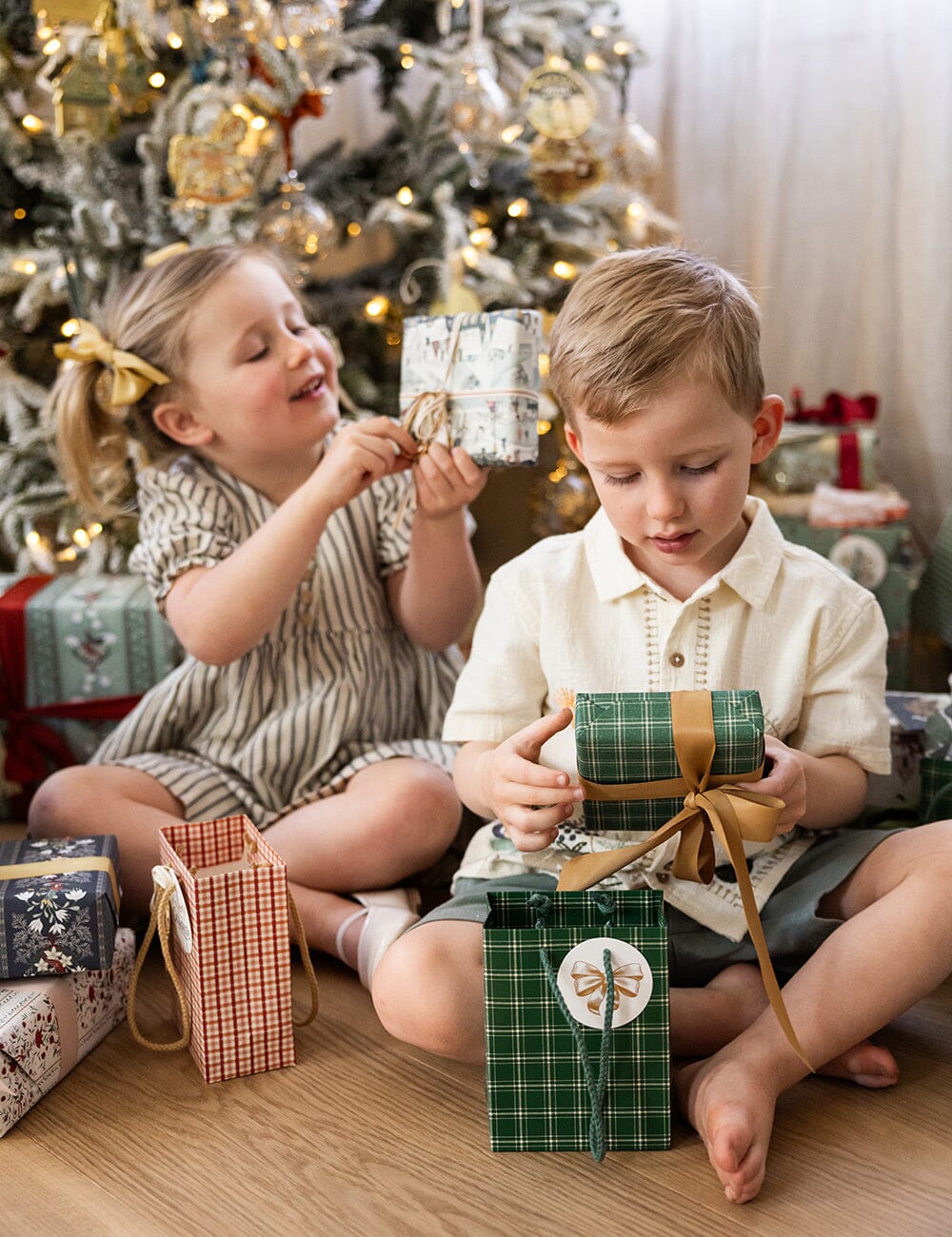 Gift Wrap Roll 30m - Spruce Tartan