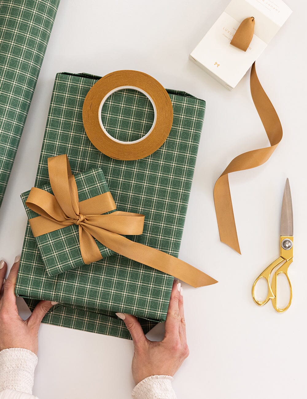 Gift Wrap Roll 30m - Spruce Tartan