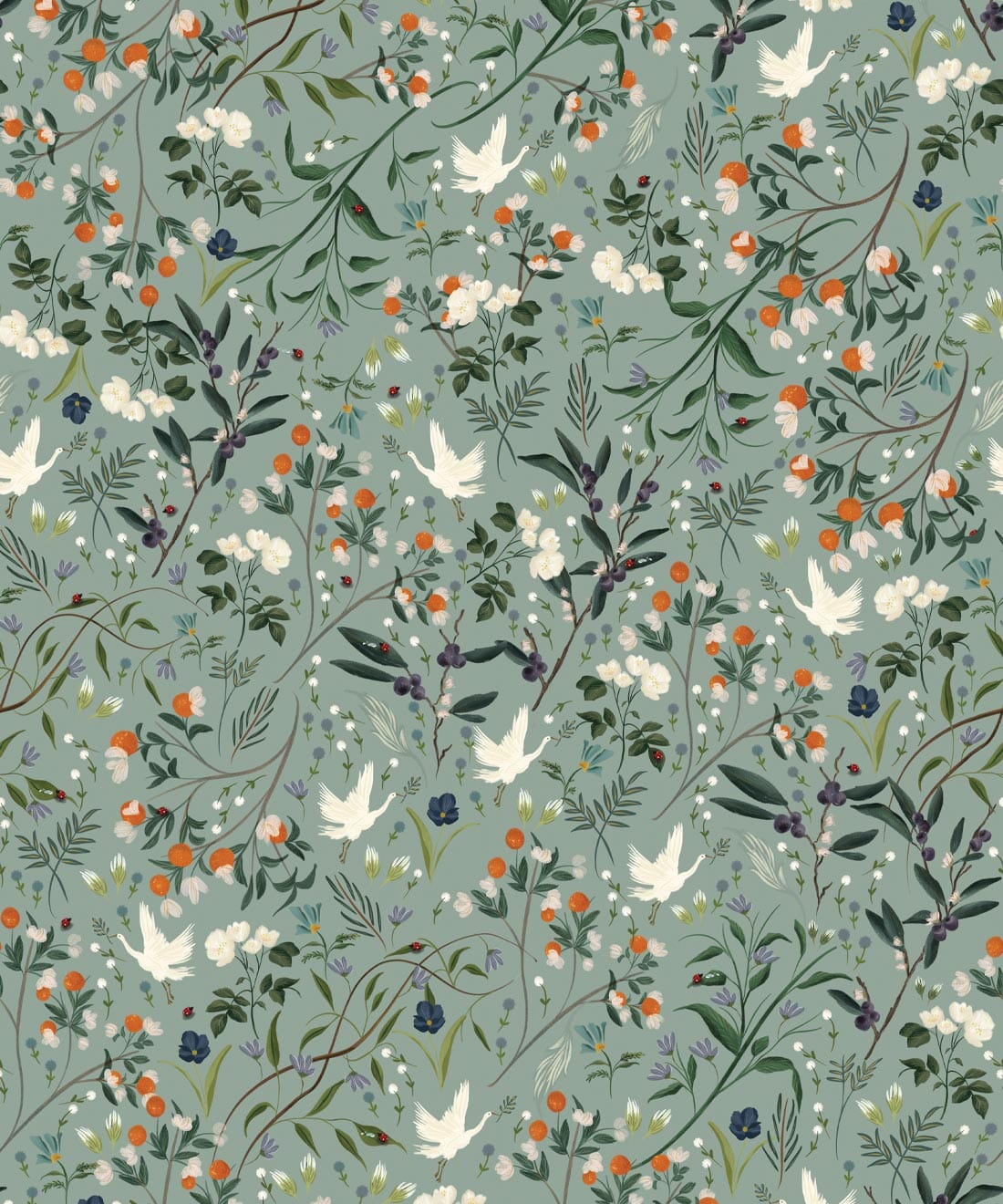 Cranes Wallpaper Wallpaper Milton & King