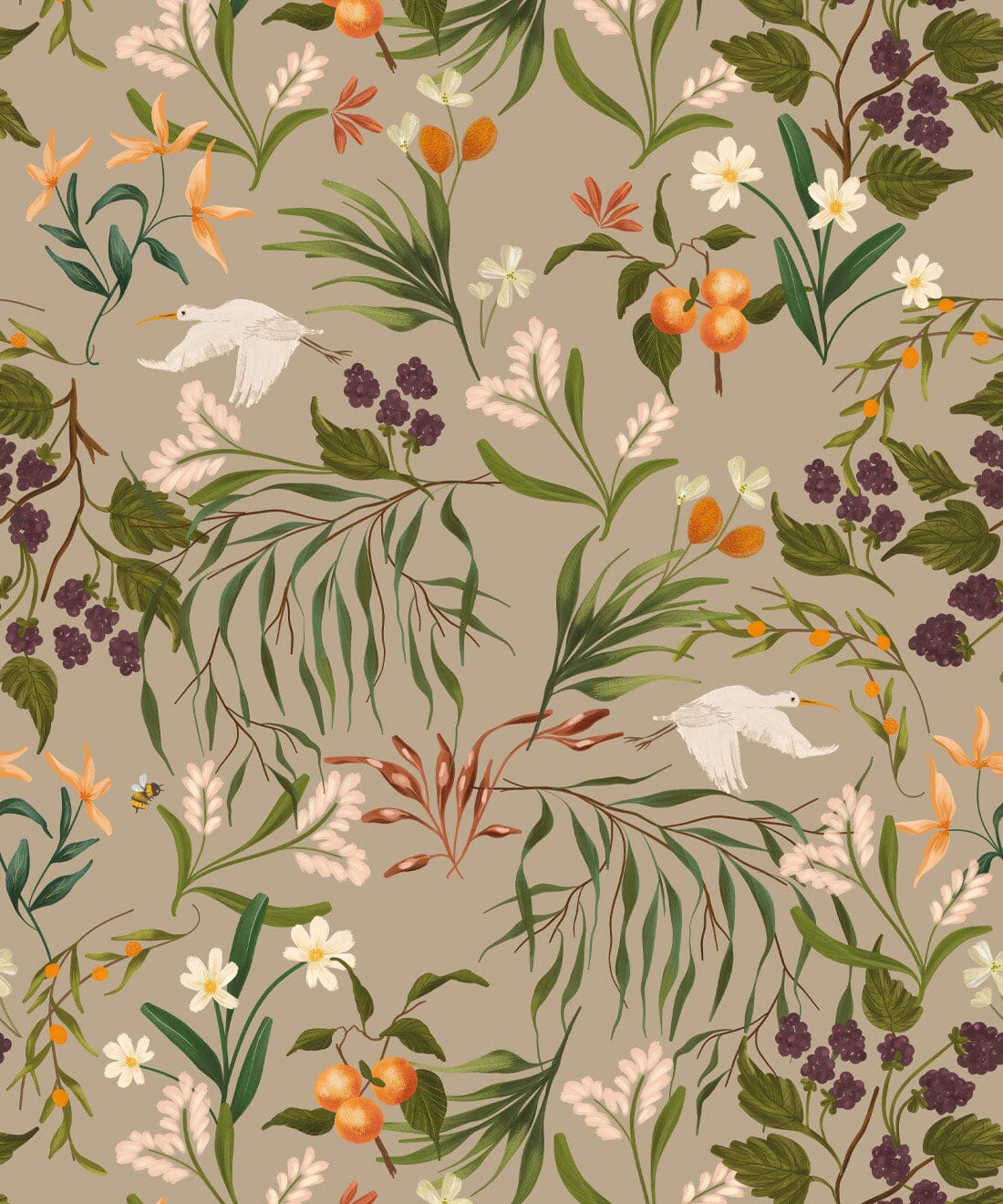 Cranes in Flight Wallpaper Wallpaper Milton & King