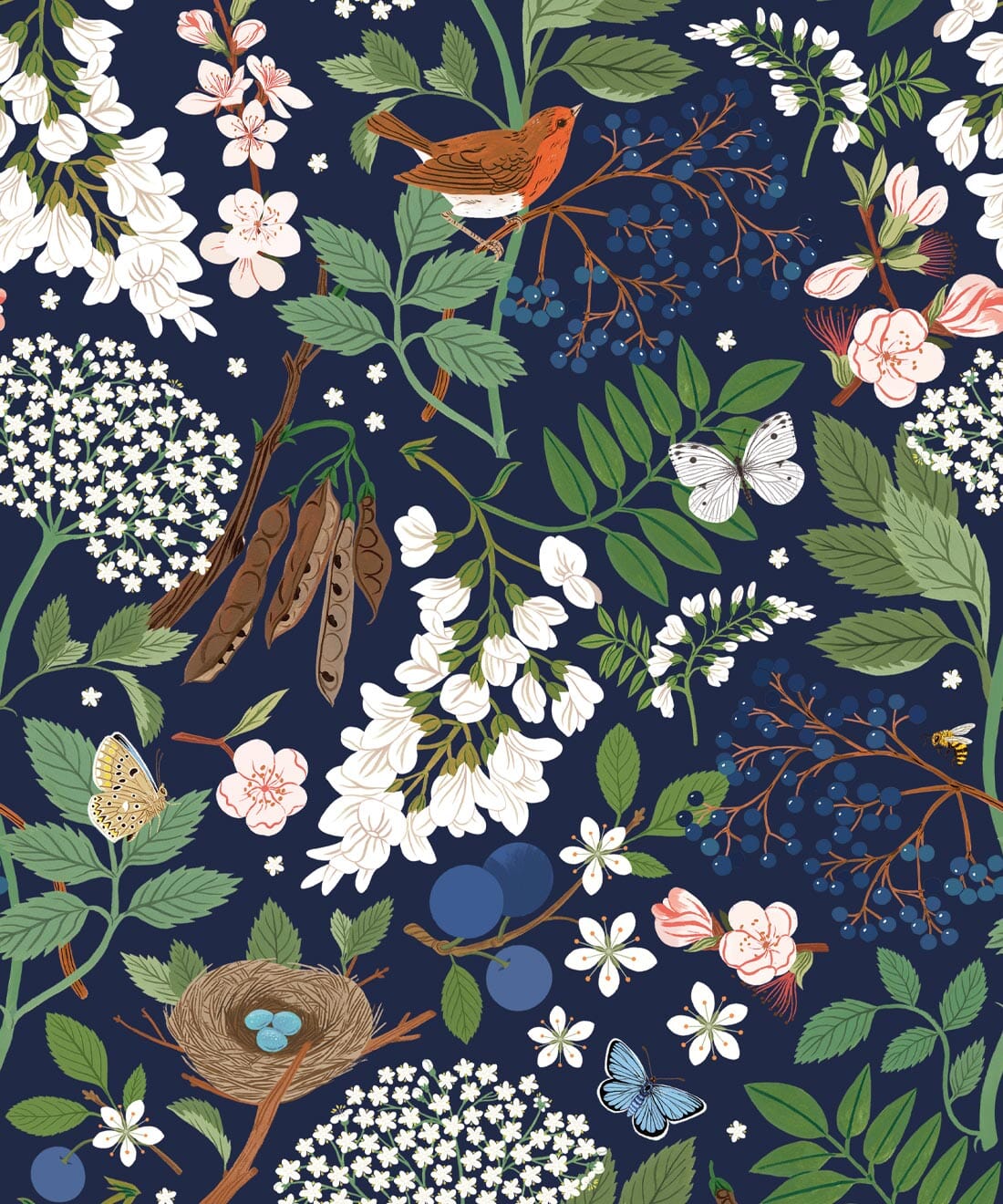 Flowering Trees Wallpaper Wallpaper Milton & King