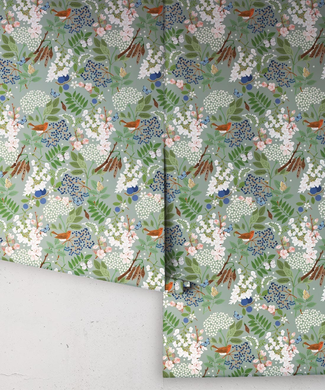 Sparrows Wallpaper Wallpaper Milton & King