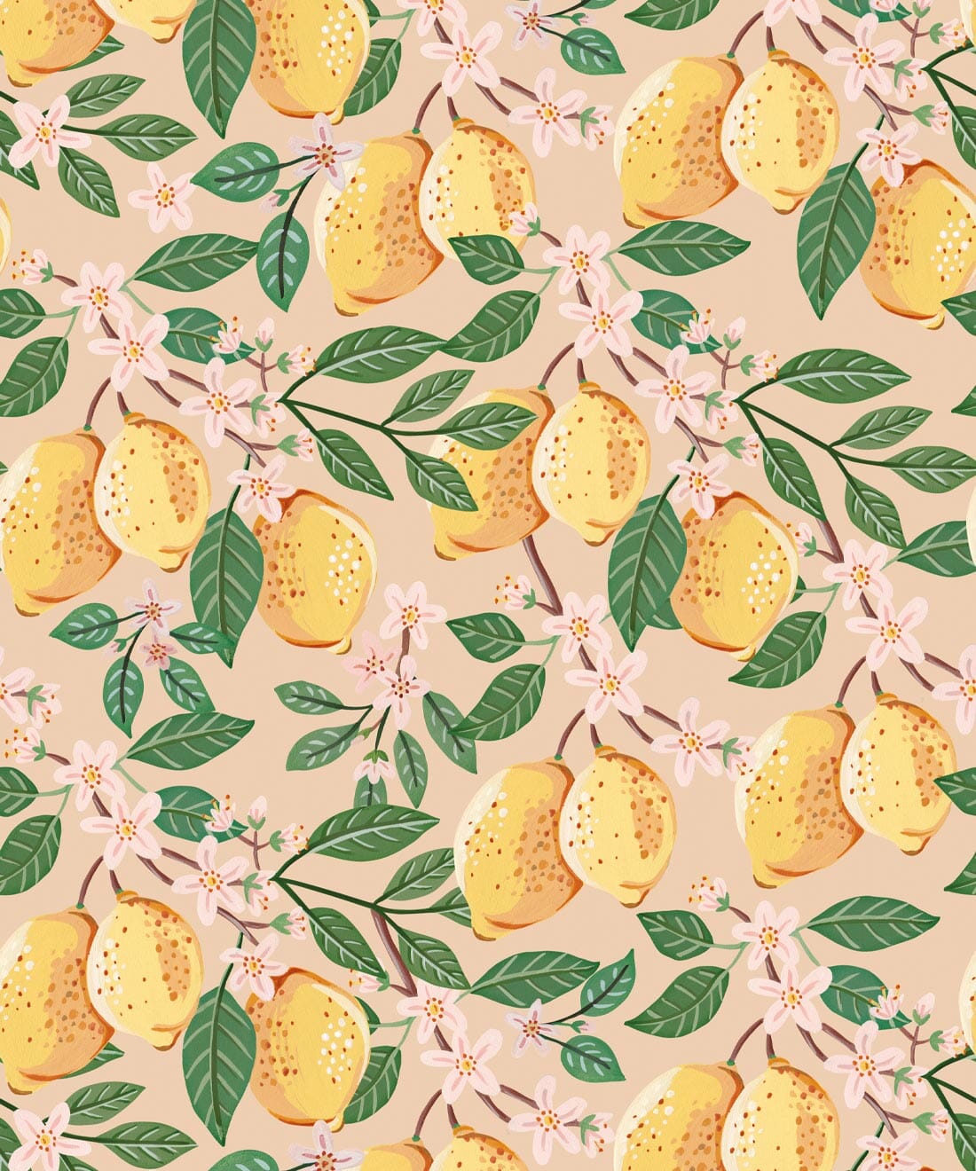 Lemons Wallpaper Wallpaper Milton & King