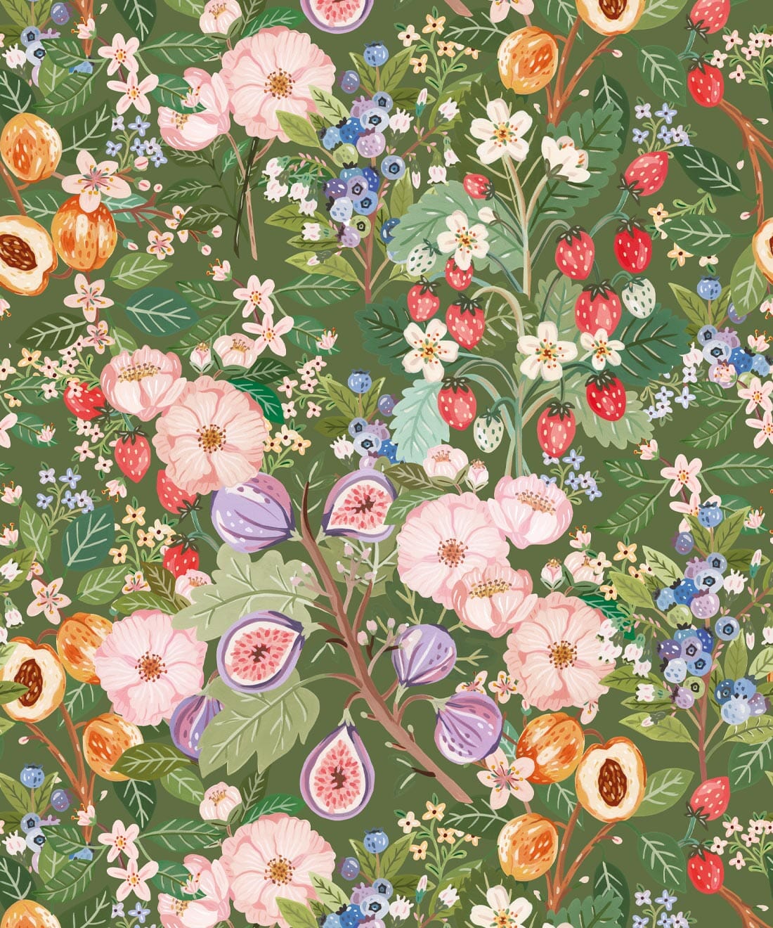 Summer Fruit Wallpaper Wallpaper Milton & King