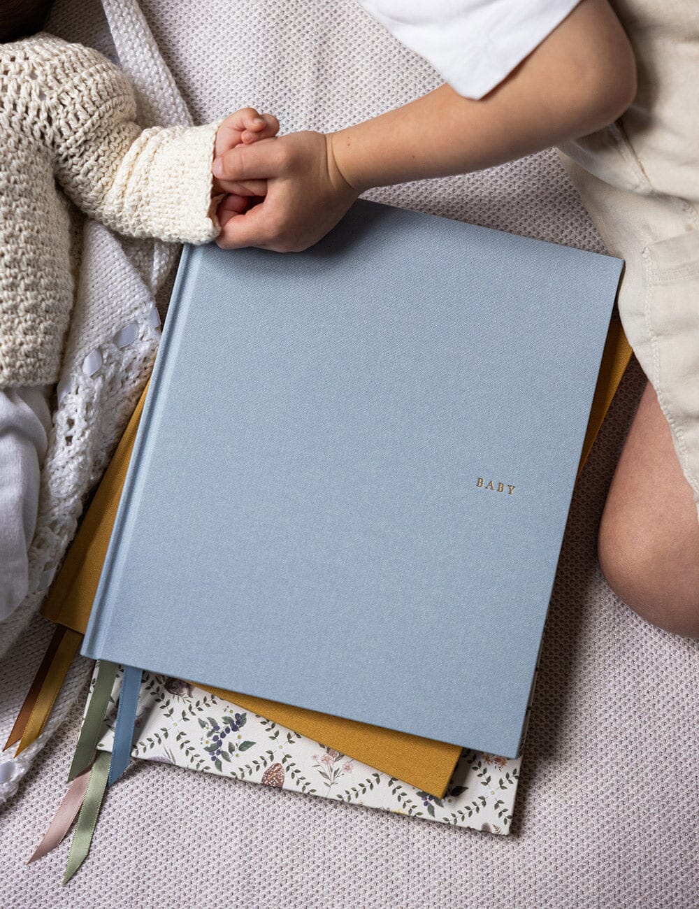 Heirloom Baby Memory Journal - Luna Blue Journals Bespoke Letterpress