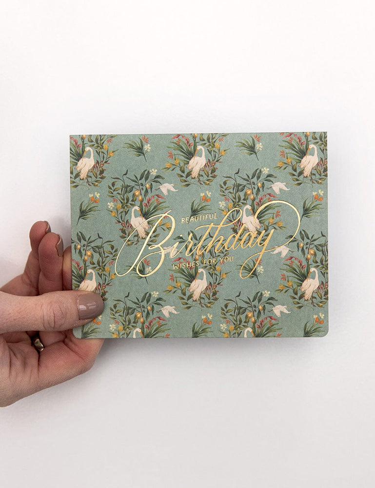 Beautiful Birthday Wishes Greeting Cards Bespoke Letterpress 