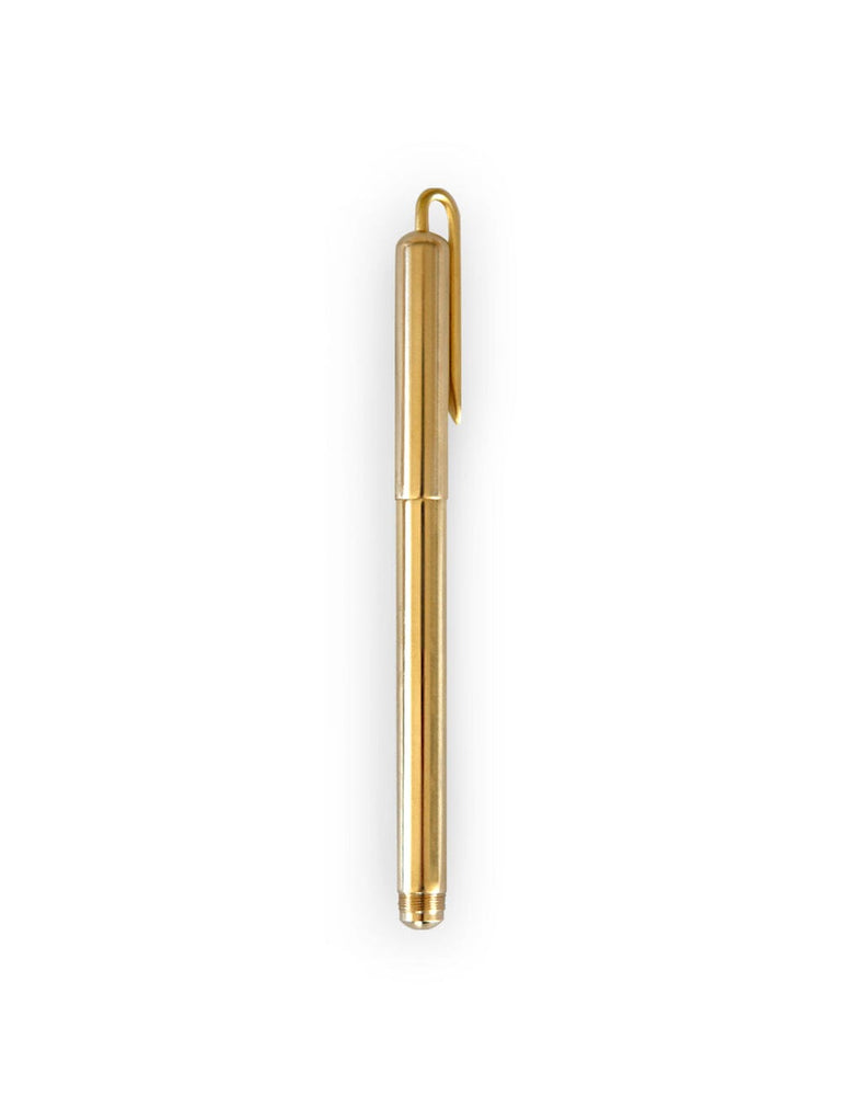 Solid Brass Pen (Boxed) Pens Bespoke Letterpress 