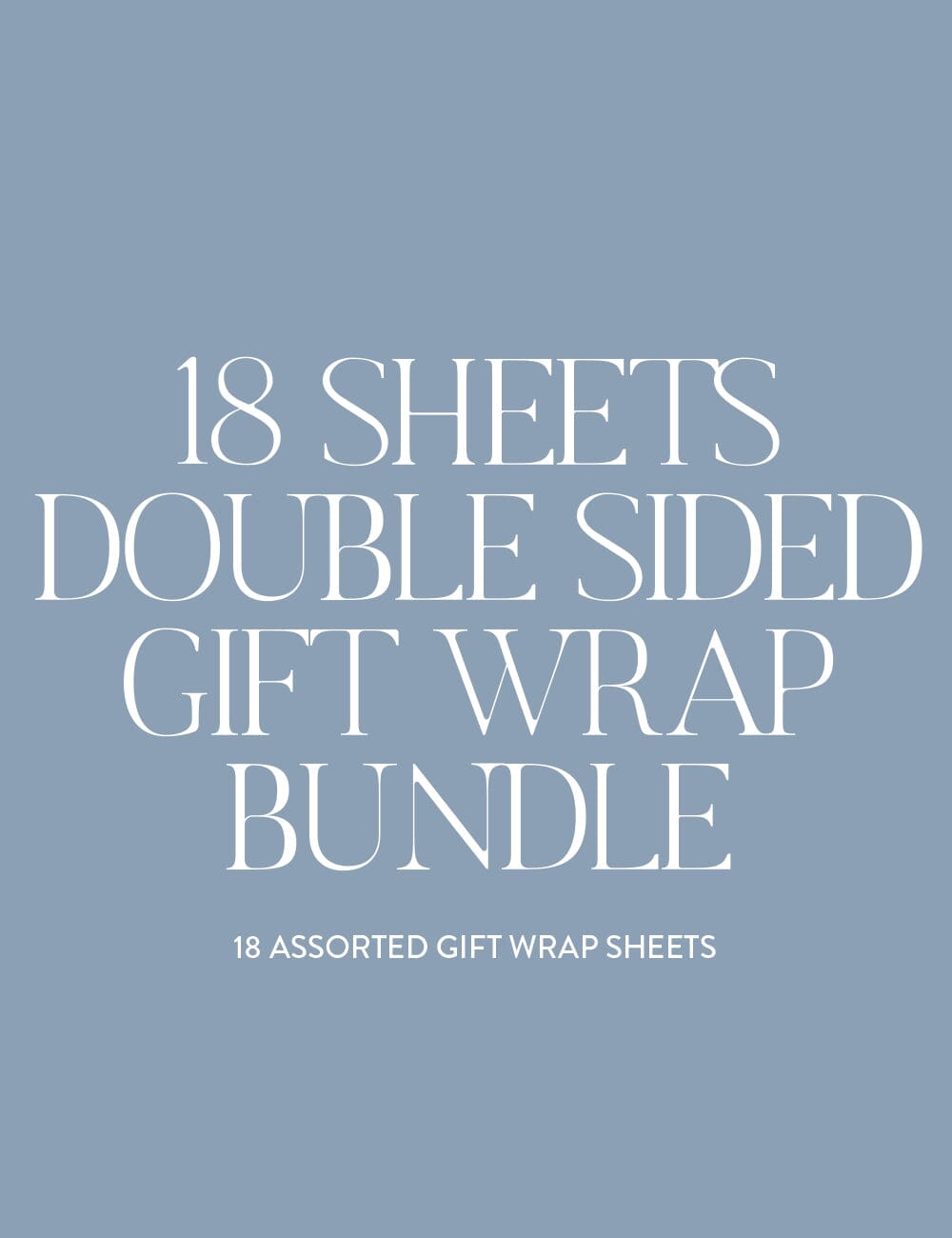 Mystery 18 pack Double Sided Gift Wrap Gift Wrap Bespoke Letterpress