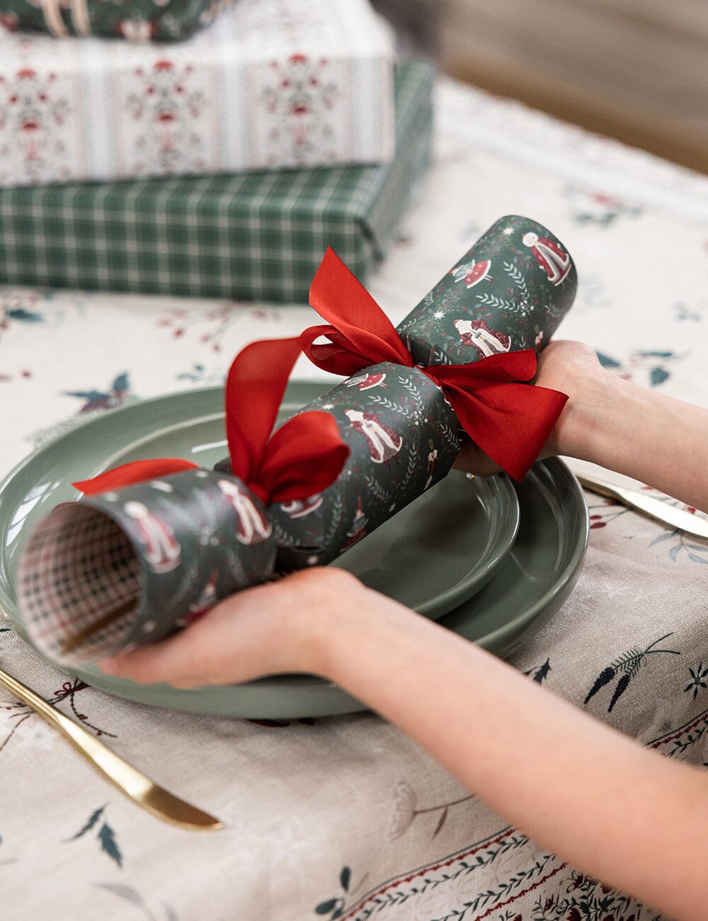 10 Pack Christmas Cracker Kit - Mr & Mrs Claus