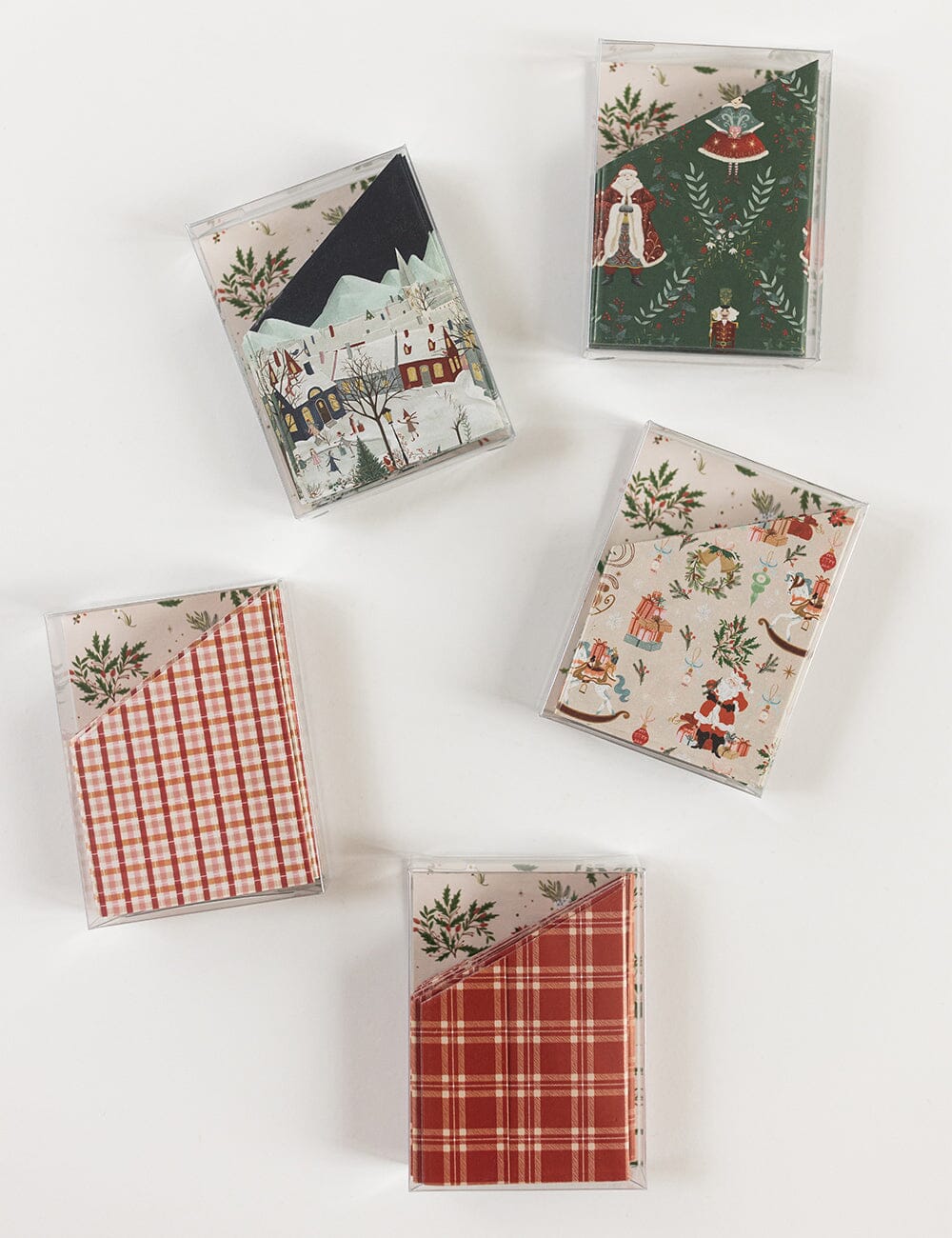 10 Pack Christmas Paper Crown Hats - Mr & Mrs Claus
