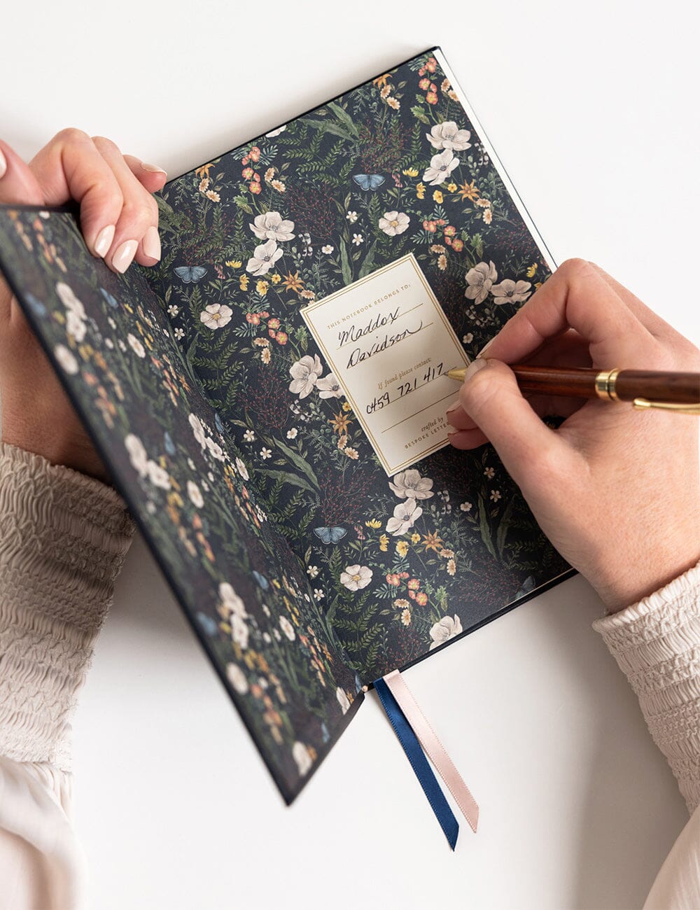 Classic Notebook - Midnight (Lined) Notebooks Bespoke Letterpress