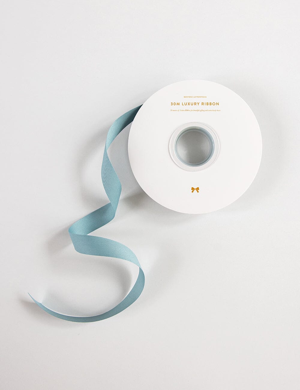 Juniper Cotton Ribbon 30 Meters Cotton Ribbon Bespoke Letterpress