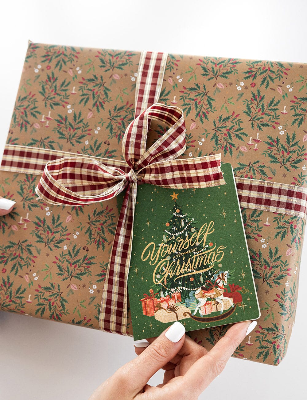 "Have yourself a very Merry Christmas" Christmas Card (Tree) Greeting Cards Bespoke Letterpress