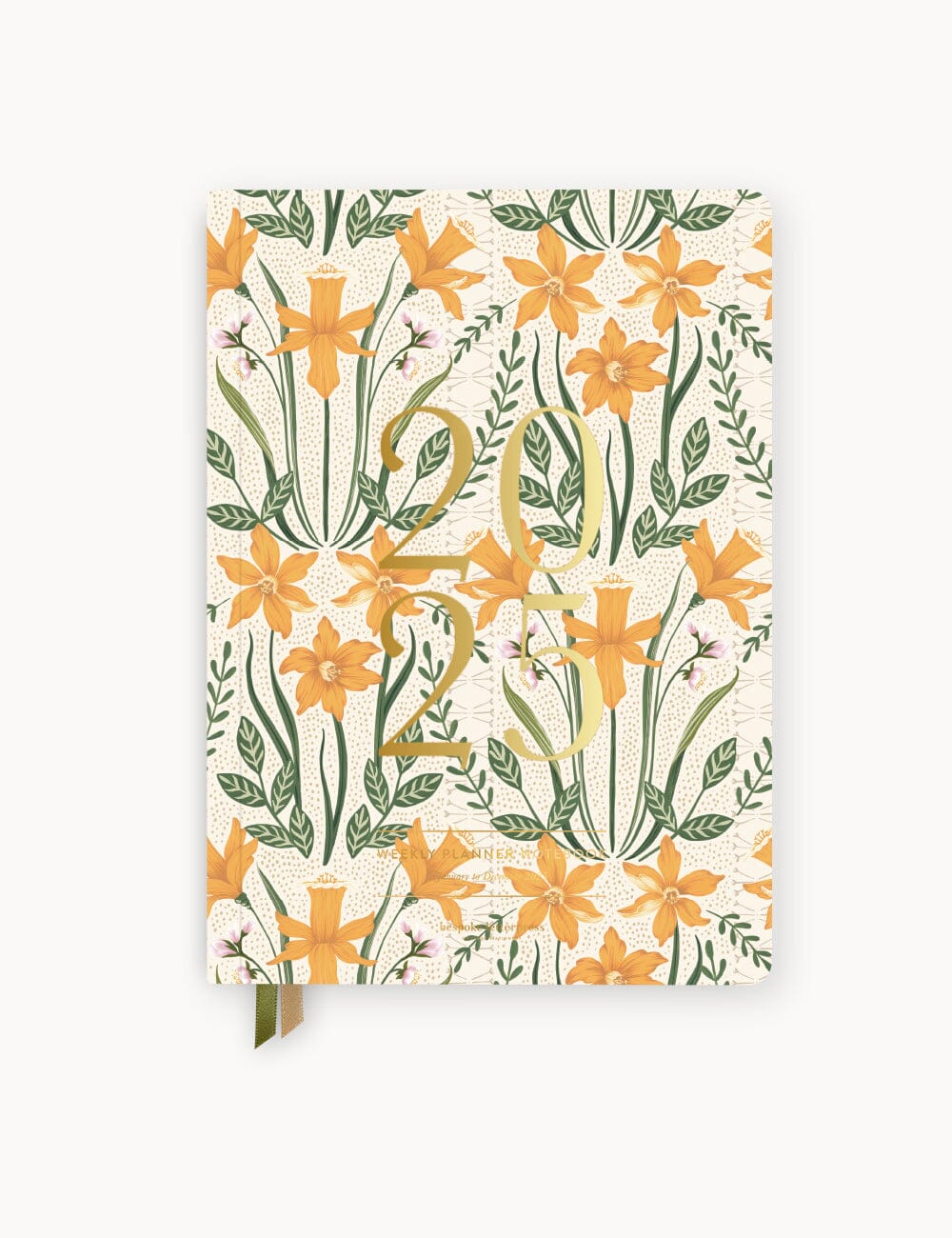 2025 Weekly Planner Notebook Daffodil