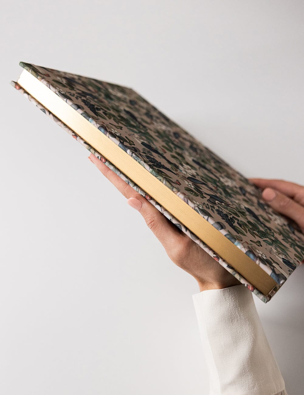2026 Desktop A4 Linen Bound Planner - Botanical Grove