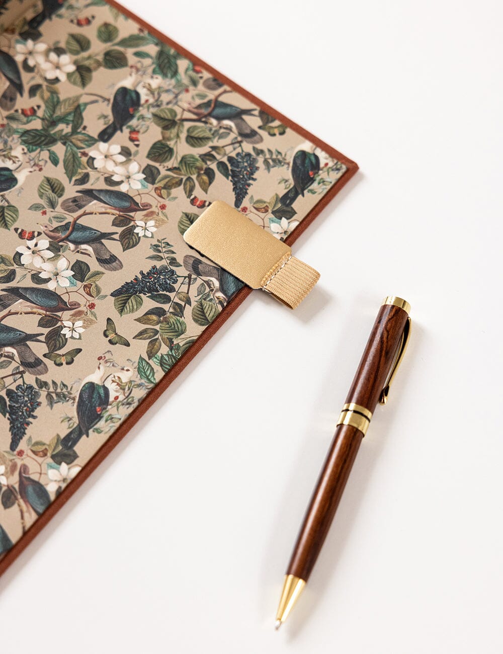 2026 Day to a Page Large Linen Bound Planner - Bronze
