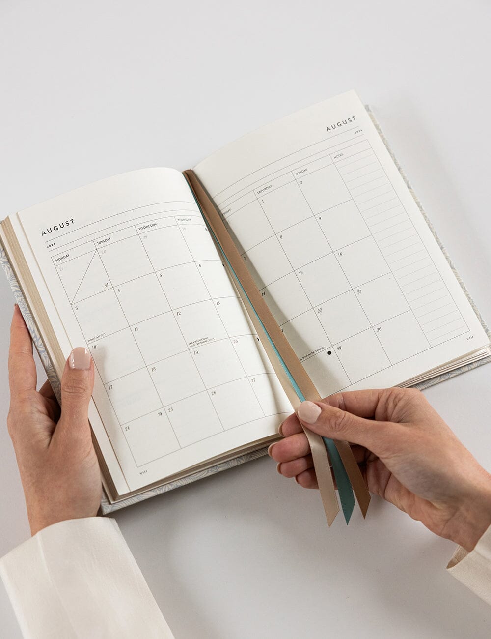 2026 Petite Linen Bound Planner - Dune