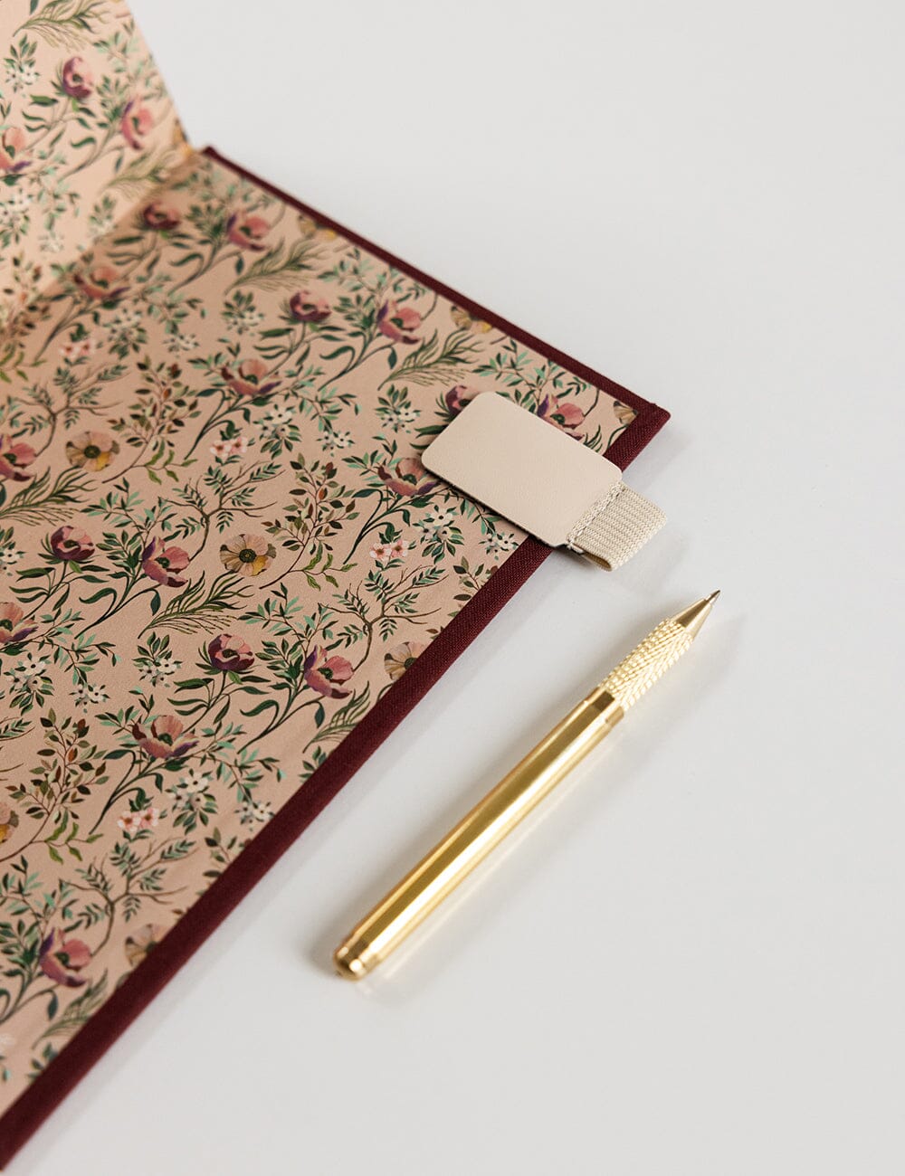 2026 Petite Linen Bound Planner - Mulberry