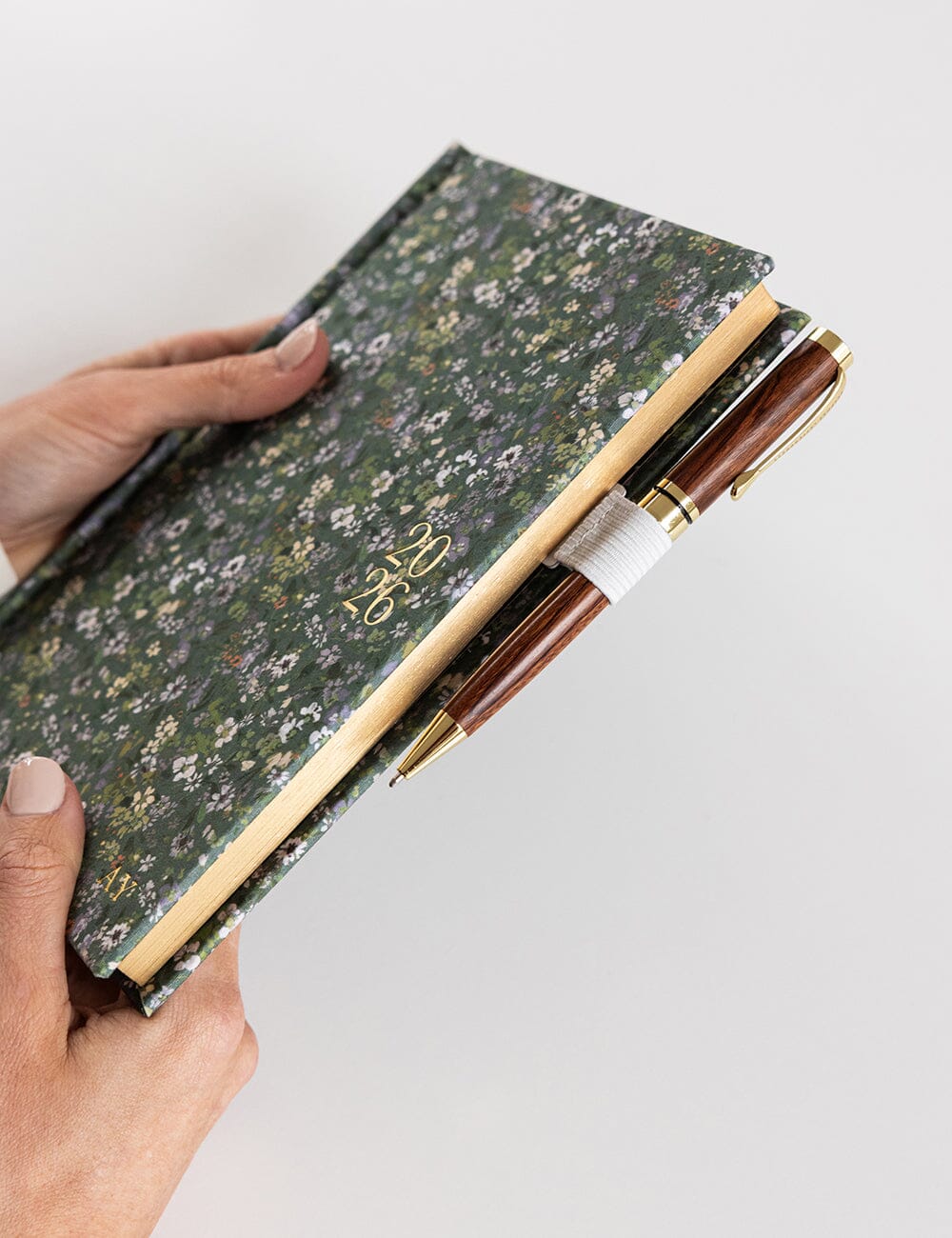 2026 Petite Linen Bound Planner - Summer Perennials