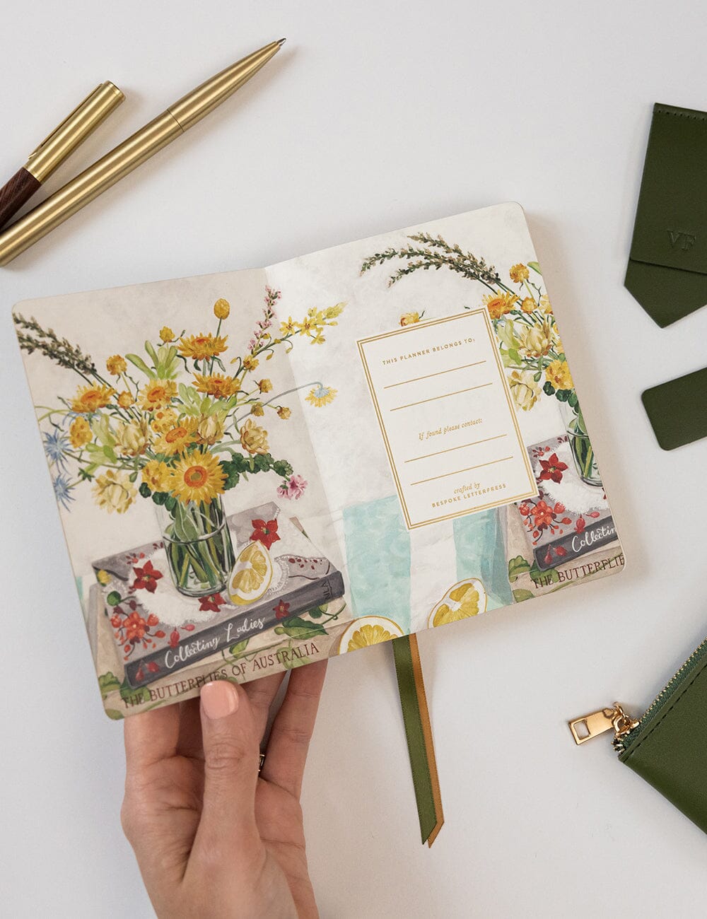 2026 Pocket Planner - Wildflowers Planners Bespoke Letterpress