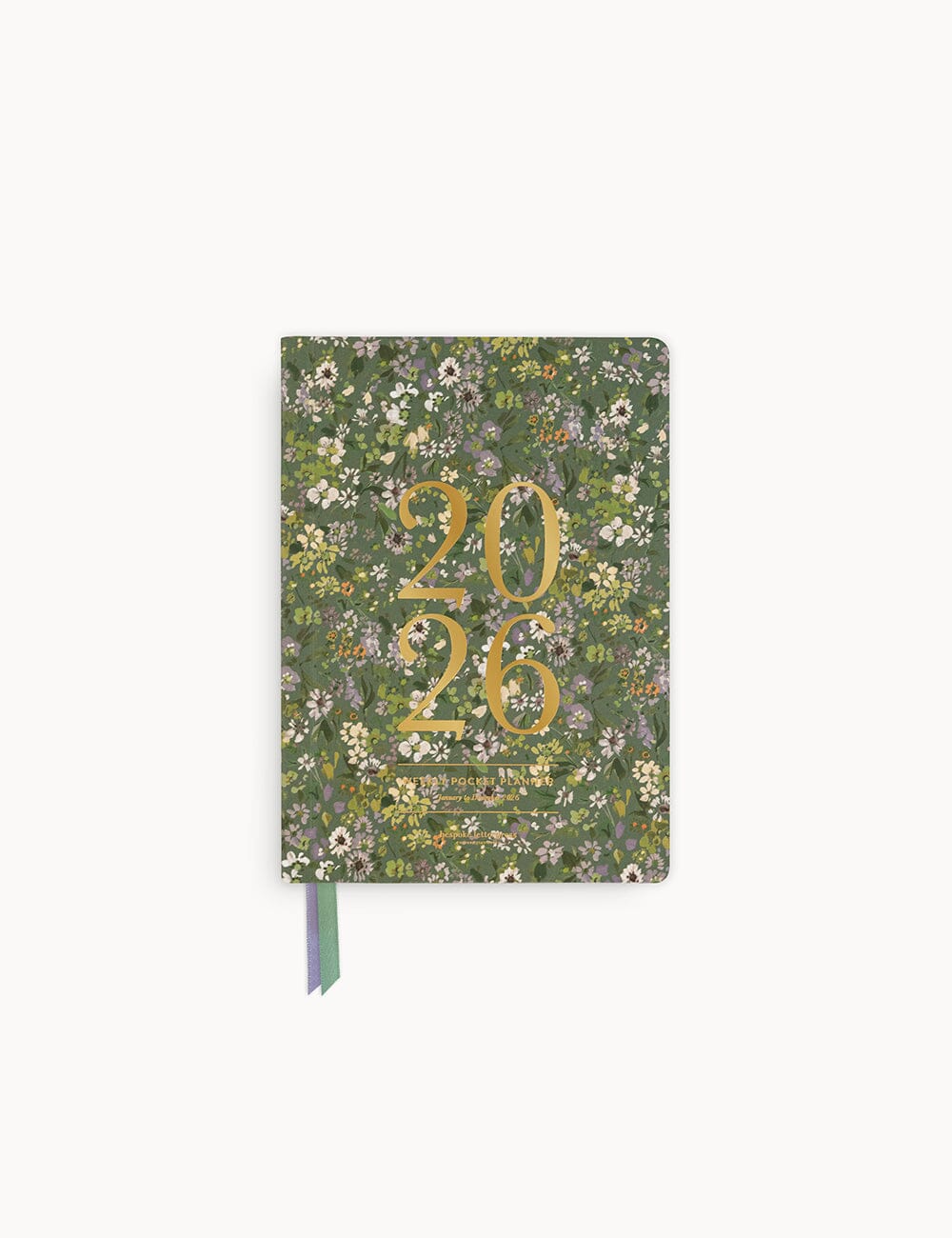 2026 Pocket Planner - Summer Perennials Planners Bespoke Letterpress