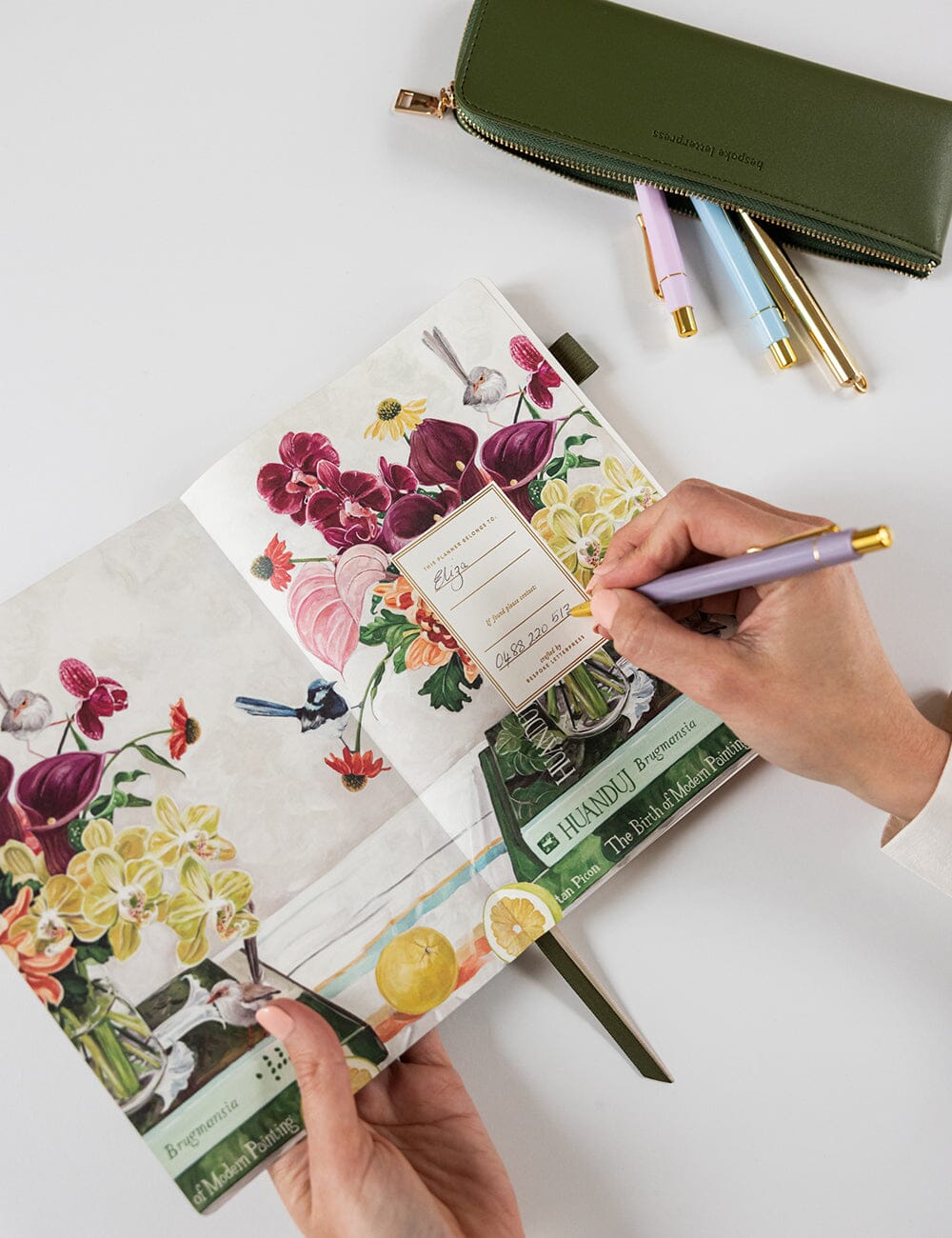 2026 Weekly Planner Notebook - Fairy Wren Planners Bespoke Letterpress
