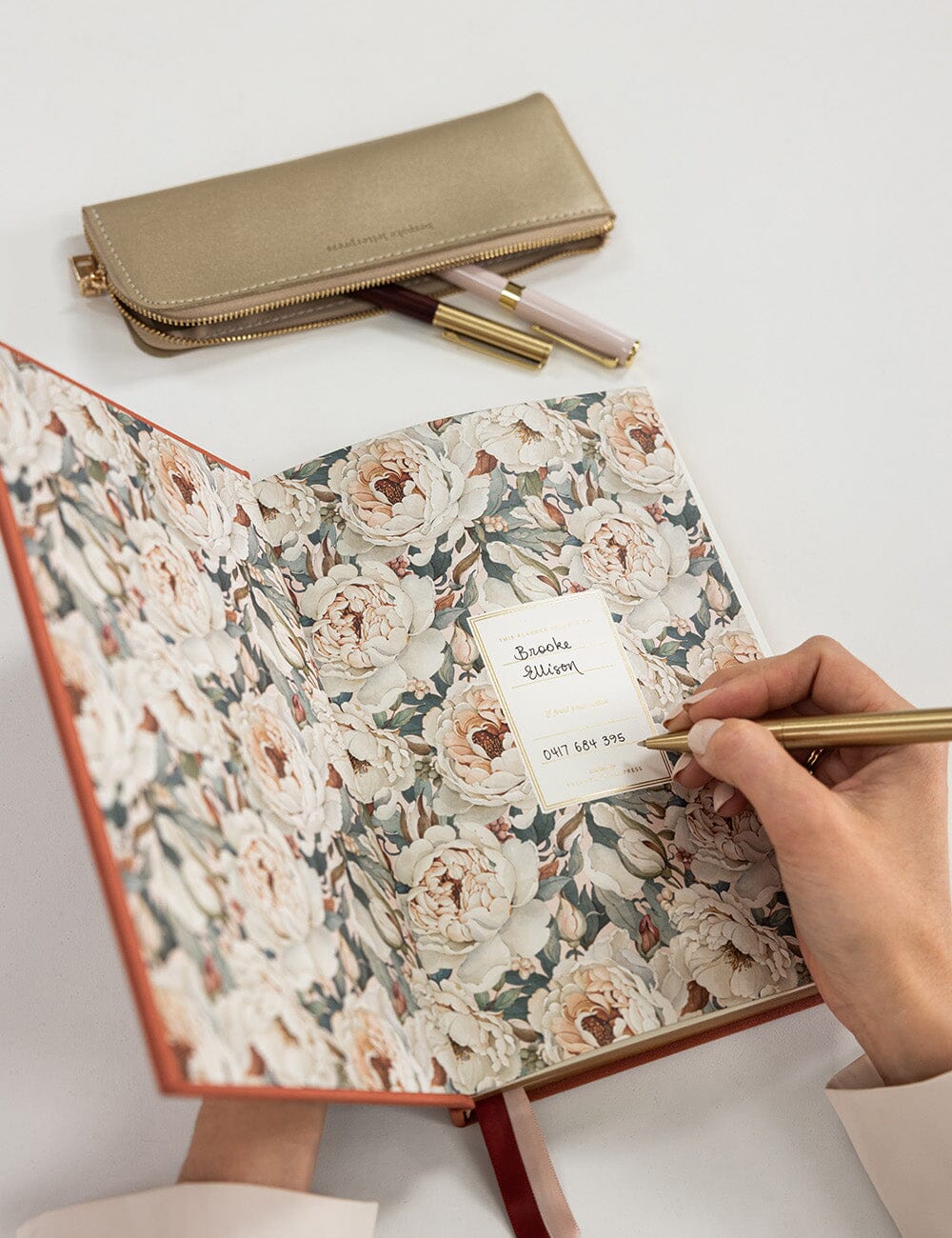 2027 Desktop Planner - Antique Copper Planners Bespoke Letterpress