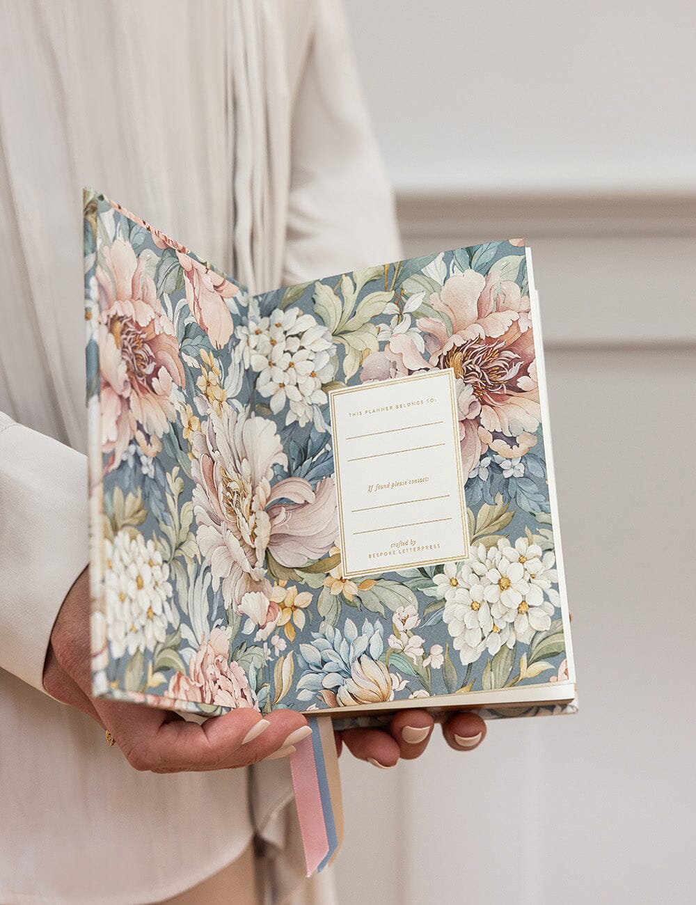 2027 Day to Page Small Planner - Regency Blooms Planners Bespoke Letterpress