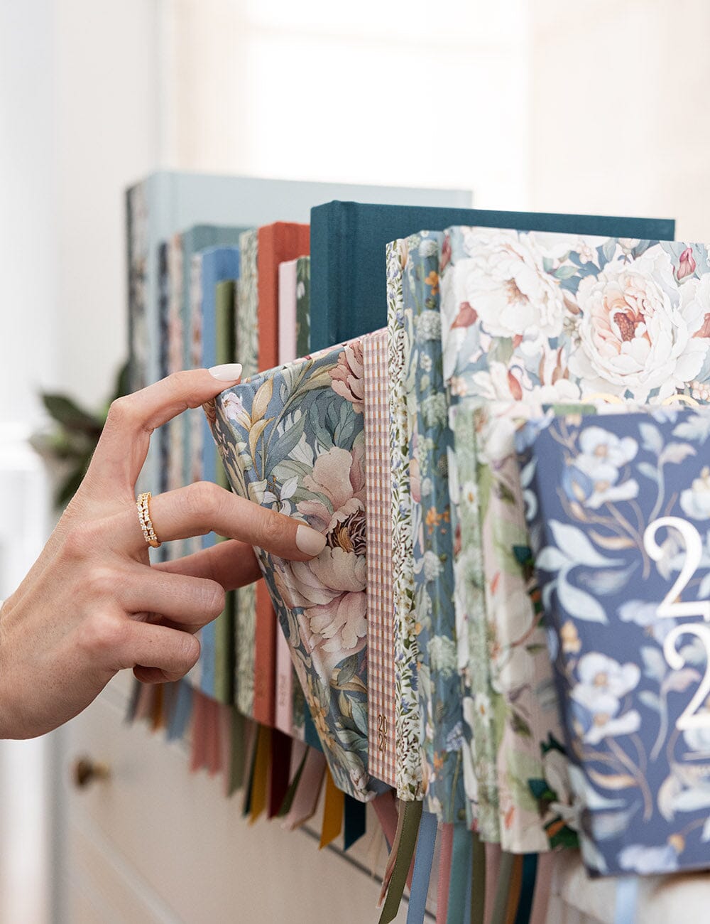 2027 Day to Page Small Planner - Regency Blooms Planners Bespoke Letterpress