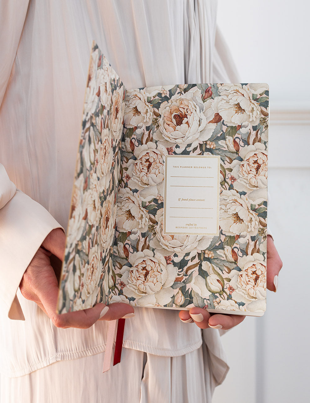 2027 Weekly Planner Notebook - Heritage Roses