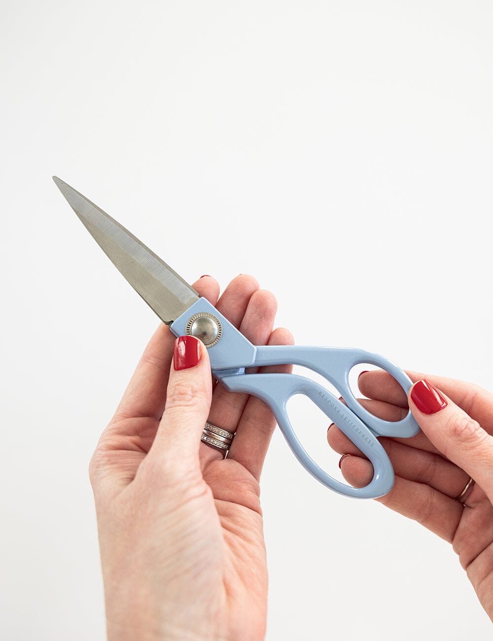 Traditional crafting scissors - Cornflower Blue Desktop Stationery Bespoke Letterpress