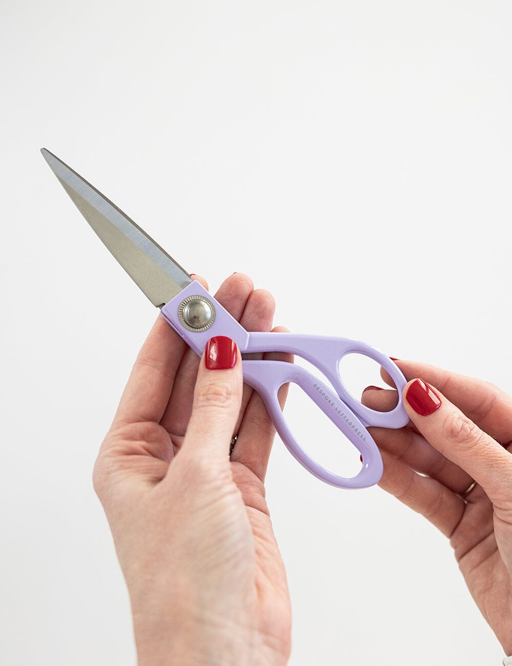 Traditional crafting scissors - Lavender Desktop Stationery Bespoke Letterpress