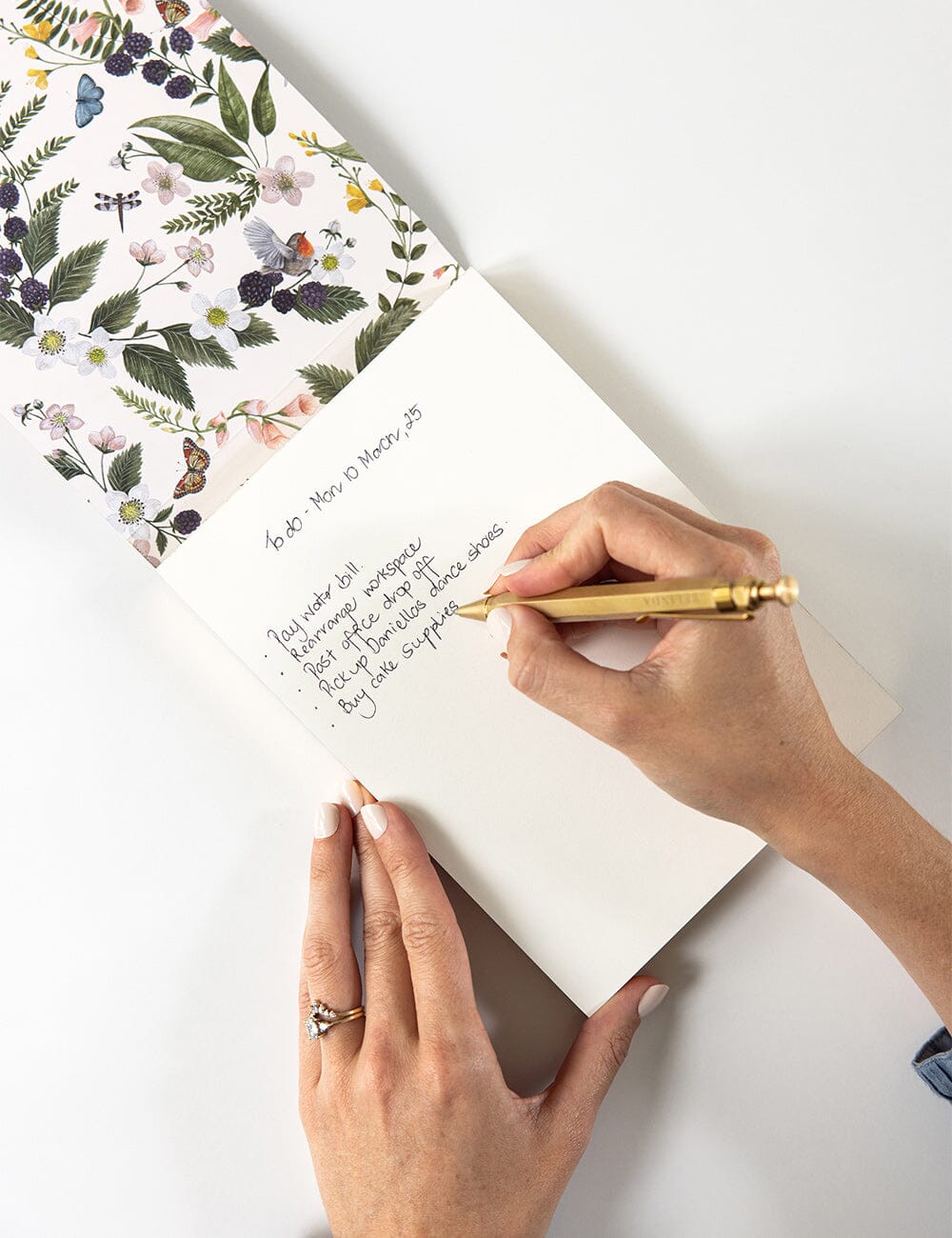 Pink Cockatoo Notepad Desktop Jotter