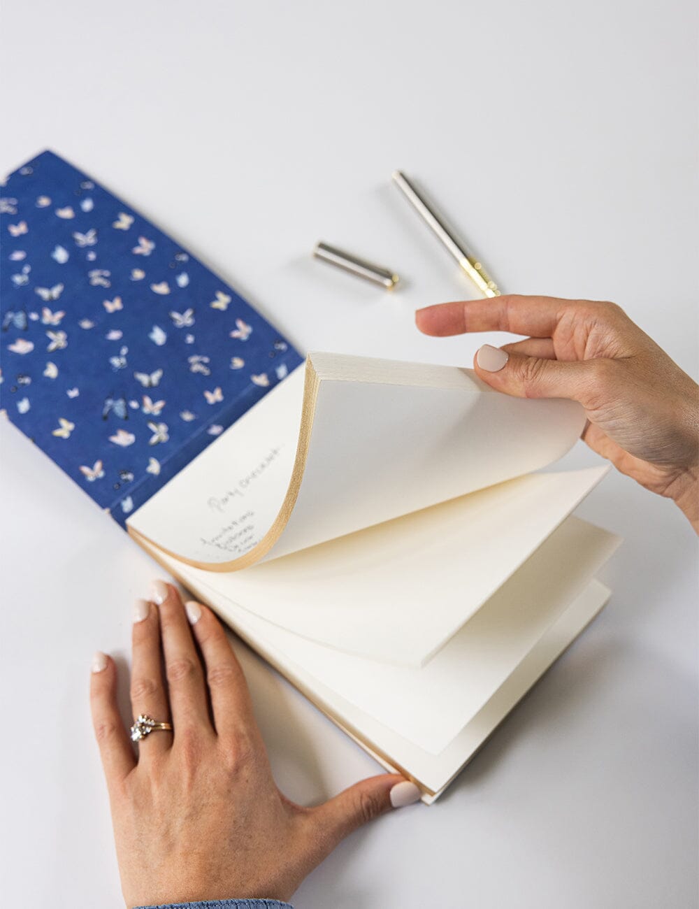 Butterflies Notepad Desktop Jotter