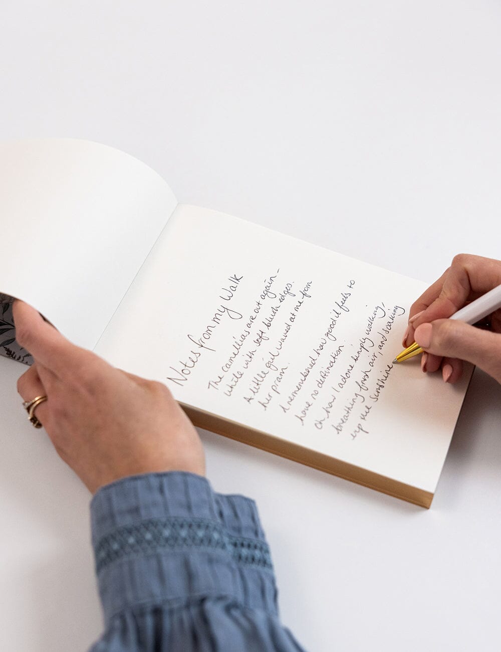 Botanical Grove Notepad Desktop Jotter