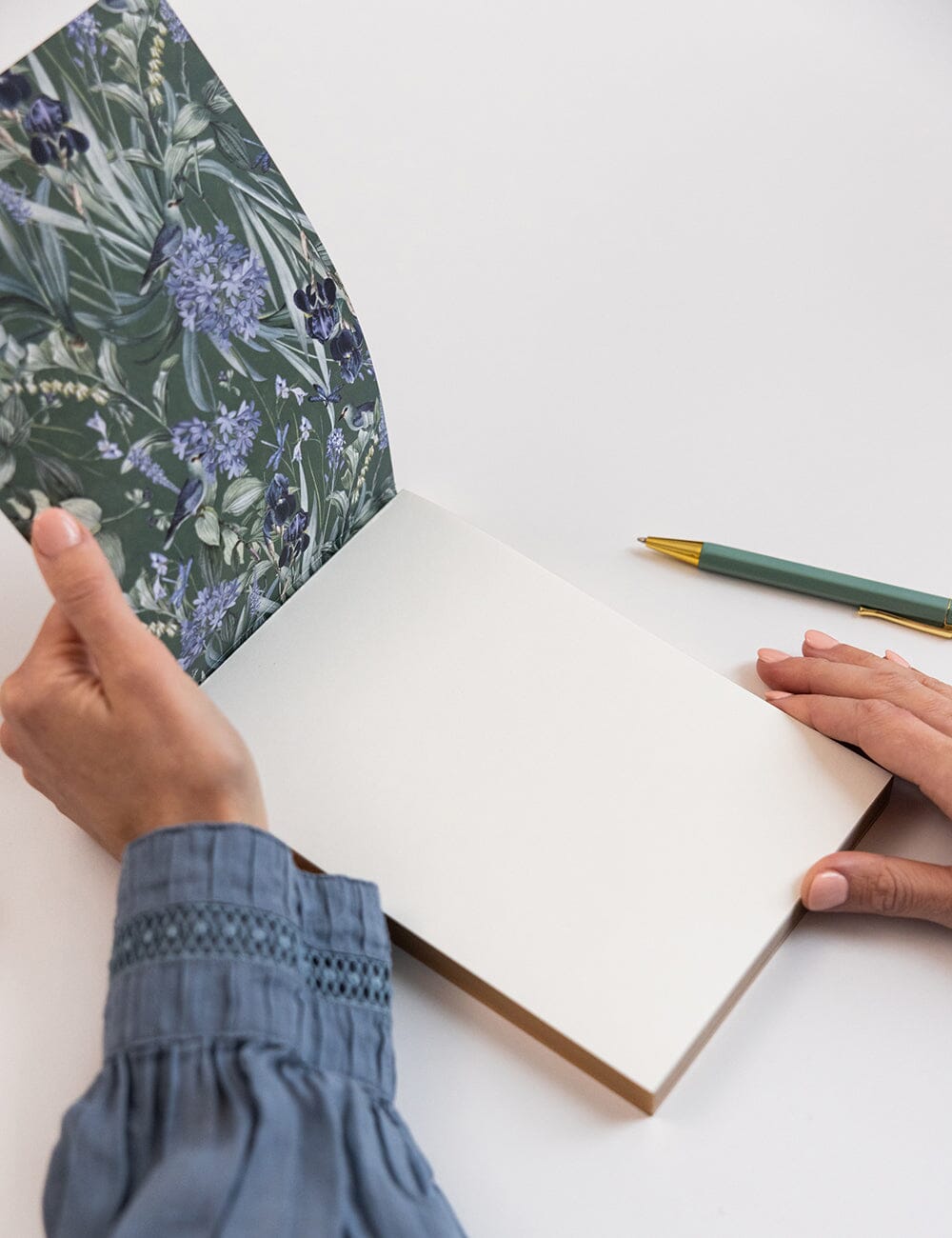 Indigo Haven Notepad Desktop Jotter