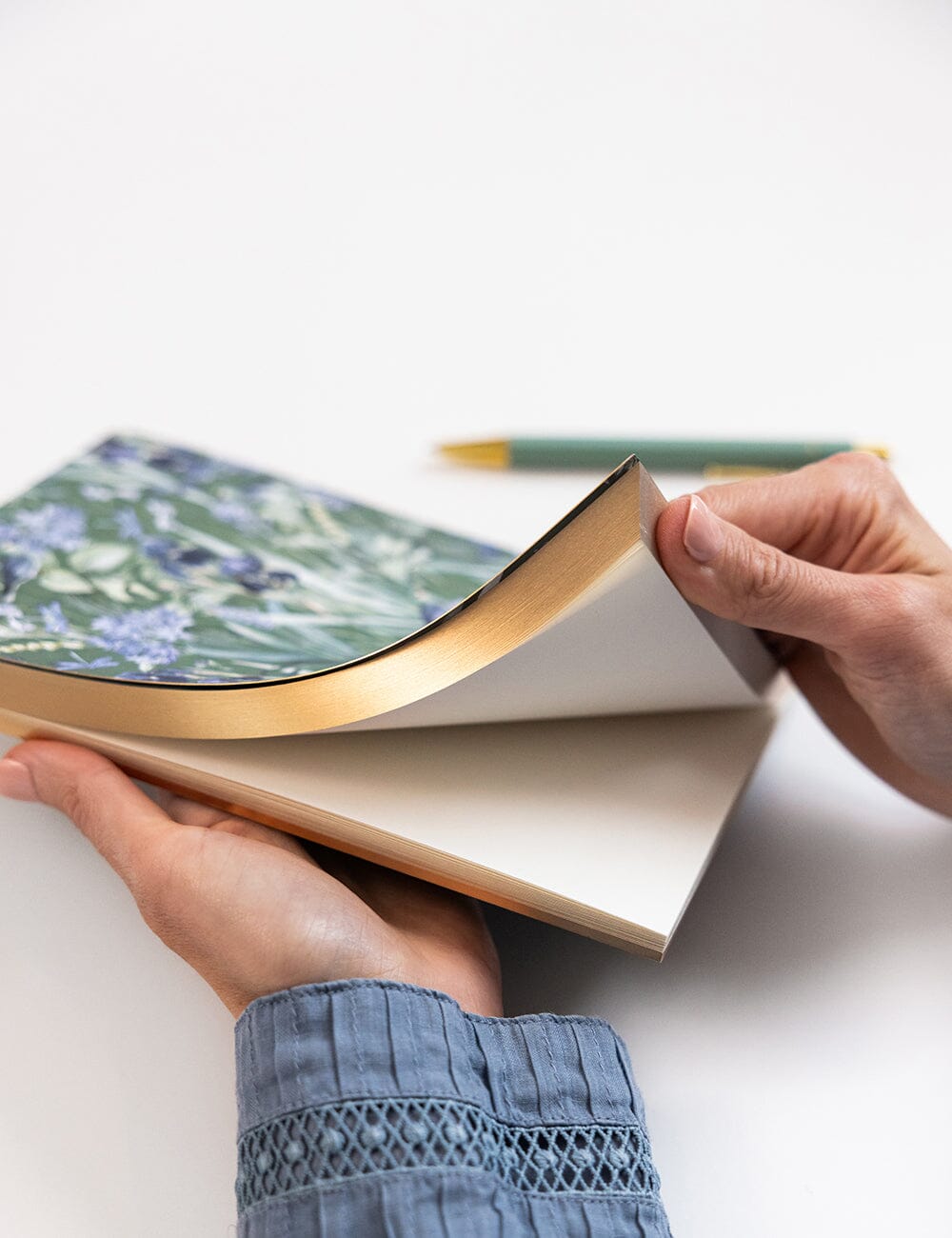 Indigo Haven Notepad Desktop Jotter